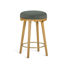 Oodle Performance Vegan Mohair Bar and Counter Stool