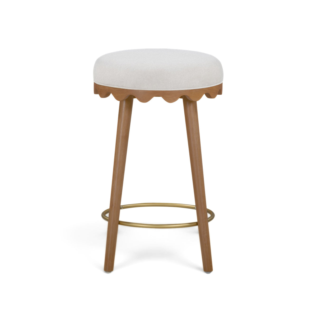 Oodle Performance Vegan Mohair Bar and Counter Stool
