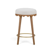 Oodle Performance Vegan Mohair Bar and Counter Stool