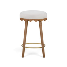 Oodle Performance Vegan Mohair Bar and Counter Stool
