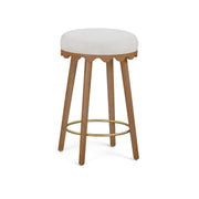 Oodle Performance Vegan Mohair Bar and Counter Stool