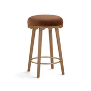 Oodle Performance Vegan Mohair Bar and Counter Stool