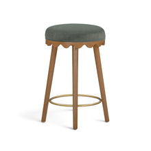 Oodle Performance Vegan Mohair Bar and Counter Stool