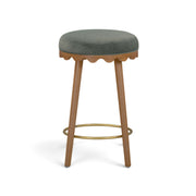 Oodle Performance Vegan Mohair Bar and Counter Stool