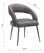 Rocco Performance Velvet Dining Chair