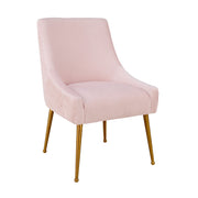 Beatrix Pleated Performance Velvet Dining Chair