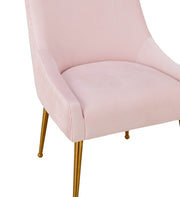 Beatrix Pleated Performance Velvet Dining Chair