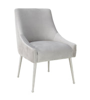 Beatrix Pleated Performance Velvet Dining Chair