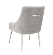 Beatrix Pleated Performance Velvet Dining Chair