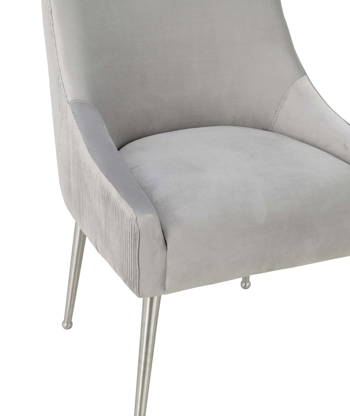 Beatrix Pleated Performance Velvet Dining Chair