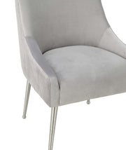 Beatrix Pleated Performance Velvet Dining Chair