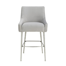 Beatrix Pleated Performance Velvet Stool