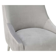 Beatrix Pleated Performance Velvet Stool