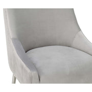 Beatrix Pleated Performance Velvet Stool
