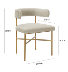 Kim Performance Velvet Dining Chair