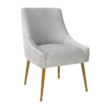 Beatrix Pleated Performance Velvet Dining Chair