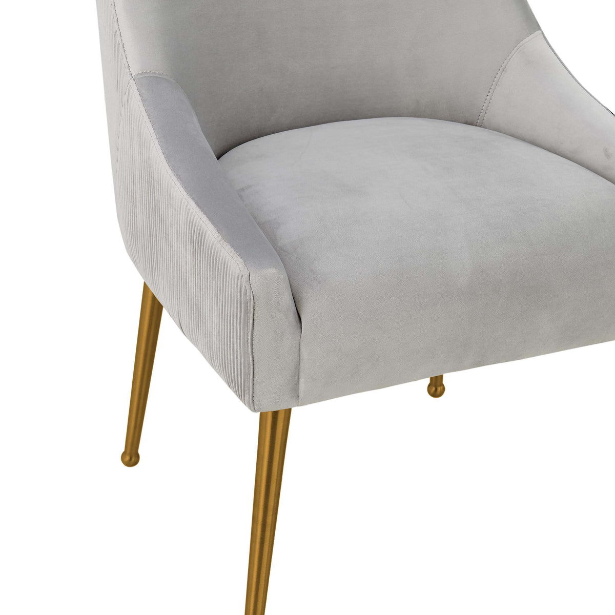 Beatrix Pleated Performance Velvet Dining Chair