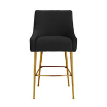Beatrix Pleated Performance Velvet Stool