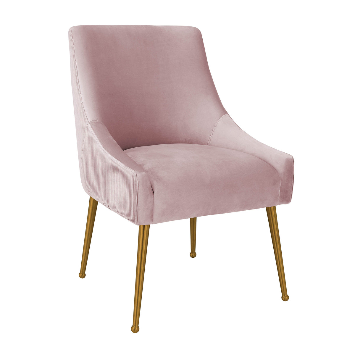 Beatrix Pleated Performance Velvet Dining Chair