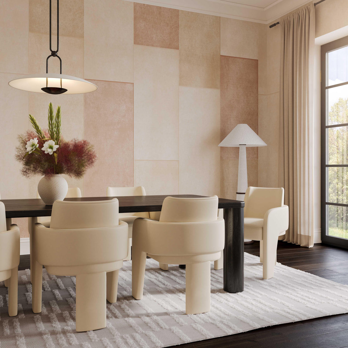 Leo Performance Vegan Leather Dining Chair