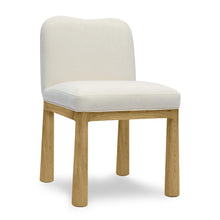 Tiara Performance Velvet and Oak Dining Chair