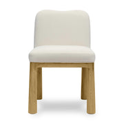 Tiara Performance Velvet and Oak Dining Chair
