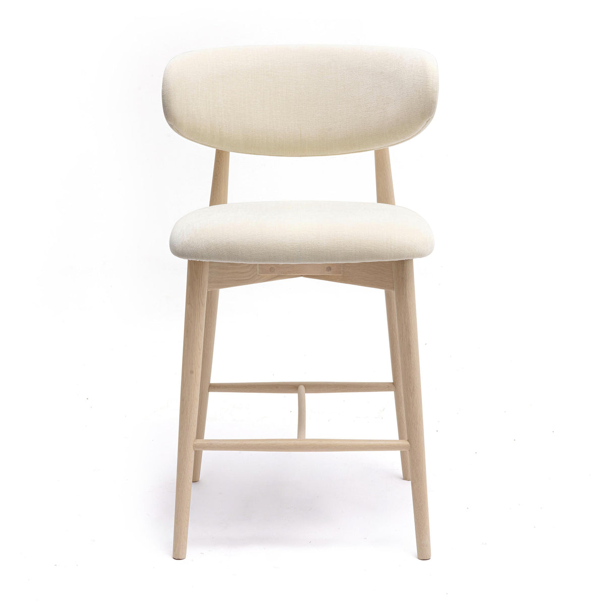 Zinea Performance Textured Velvet Counter Stool