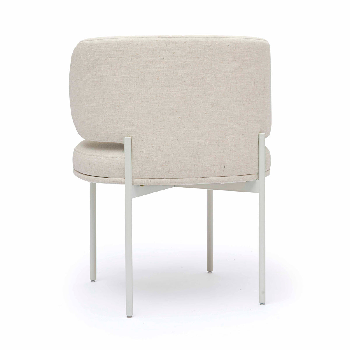 Maureen Cream Performance Upcycled Linen Dining Chair