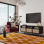 Sierra 65" Cane Media Console