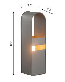 Arther Grey Tall Table Lamp