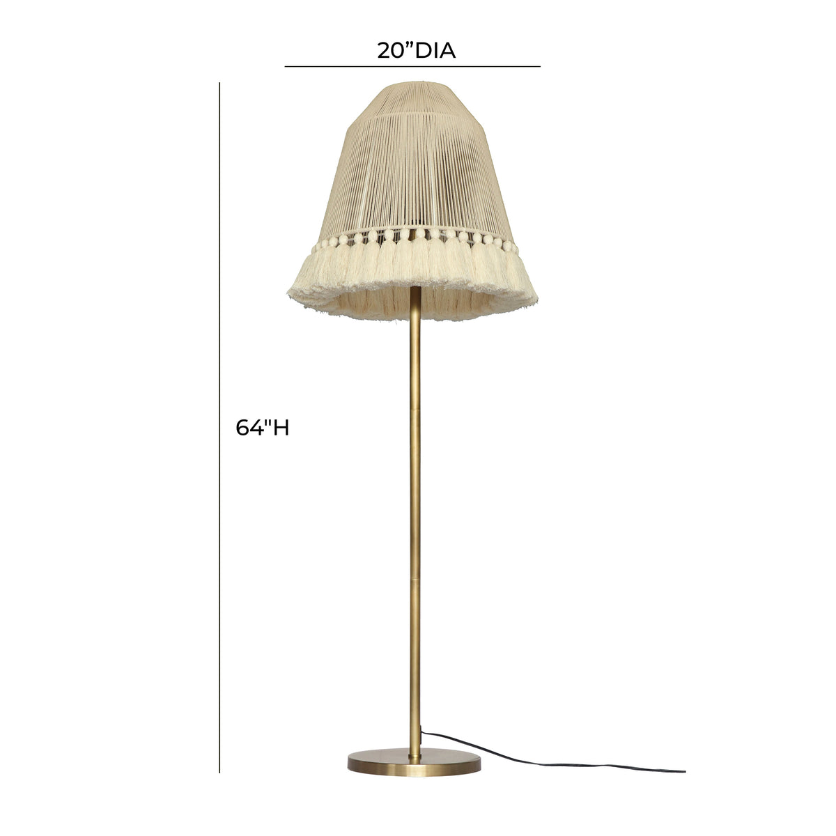 June White Floor Lamp