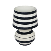Positano Striped Papier Mache Table Lamp