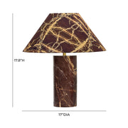 Mable Marble Print Table Lamp