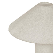Faith White Boucle Table Lamp