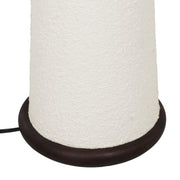 Faith White Boucle Floor Lamp