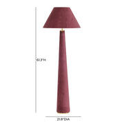 Graham Velvet Floor Lamp