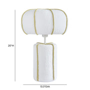 Looma Cotton Mache Table Lamp
