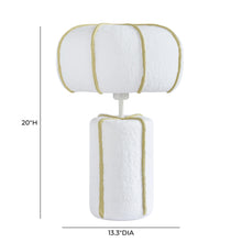 Looma Cotton Mache Table Lamp