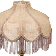 Buchanan Jute Fringed Scalloped Table Lamp