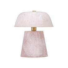 Pouty Pink Resin Table Lamp
