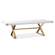 Adeline 95" Lacquer Rectangular Dining Table