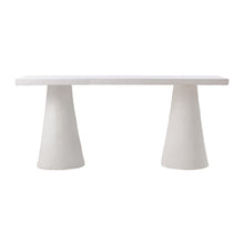 Dayana 68.5" Desk in Faux Plaster