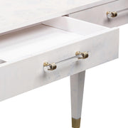 Brandyss 48" Burl 2-Drawer Work Desk