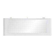 Hollywood 56" White 13-Drawer Vanity Desk