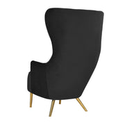 Julia Performance Velvet Wingback Accent Chair by Inspire Me! Home Decor
