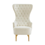 Jezebel Performance Velvet Wingback Accent Chair by Inspire Me! Home Decor