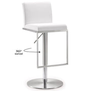 Amalfi Performance Vegan Leather Adjustable Stool