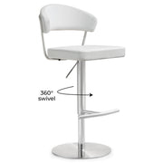 Cosmo Performance Vegan Leather Adjustable Stool
