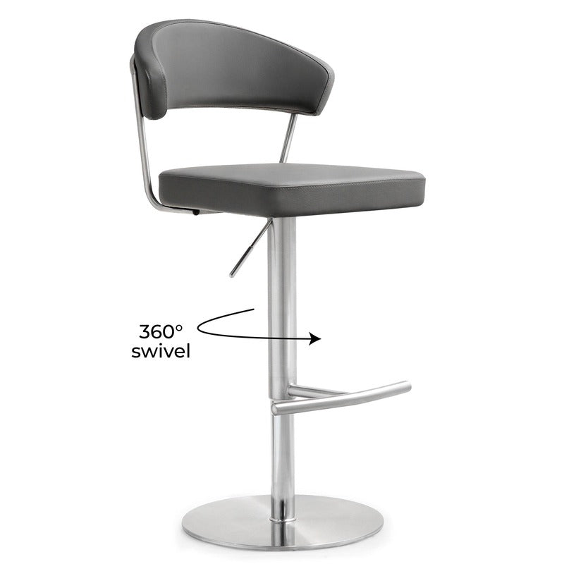 Cosmo Performance Vegan Leather Adjustable Stool