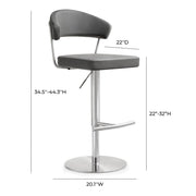 Cosmo Performance Vegan Leather Adjustable Stool
